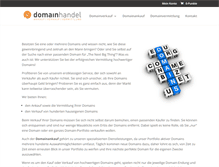Tablet Screenshot of domainhandel.biz